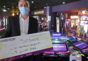 Le jackpot de la roulette anglaise électronique du casino des Sables-d’Olonne est tombé (37 000 €)